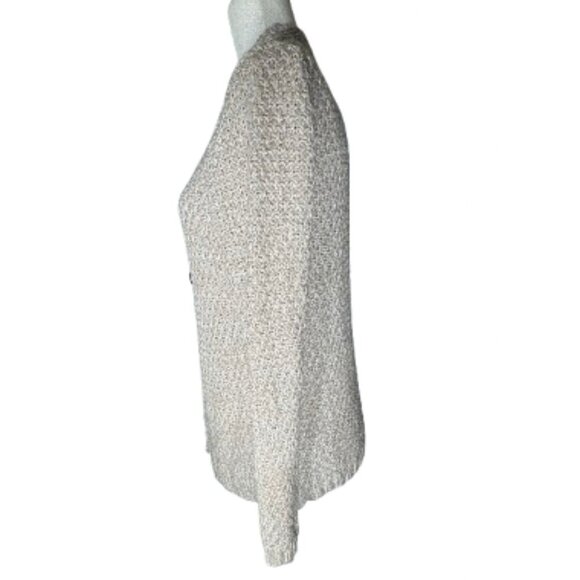 Women's Coldwater Creek One-Button Closure Beige Cardigan Large (14) - Picture 3 of 8